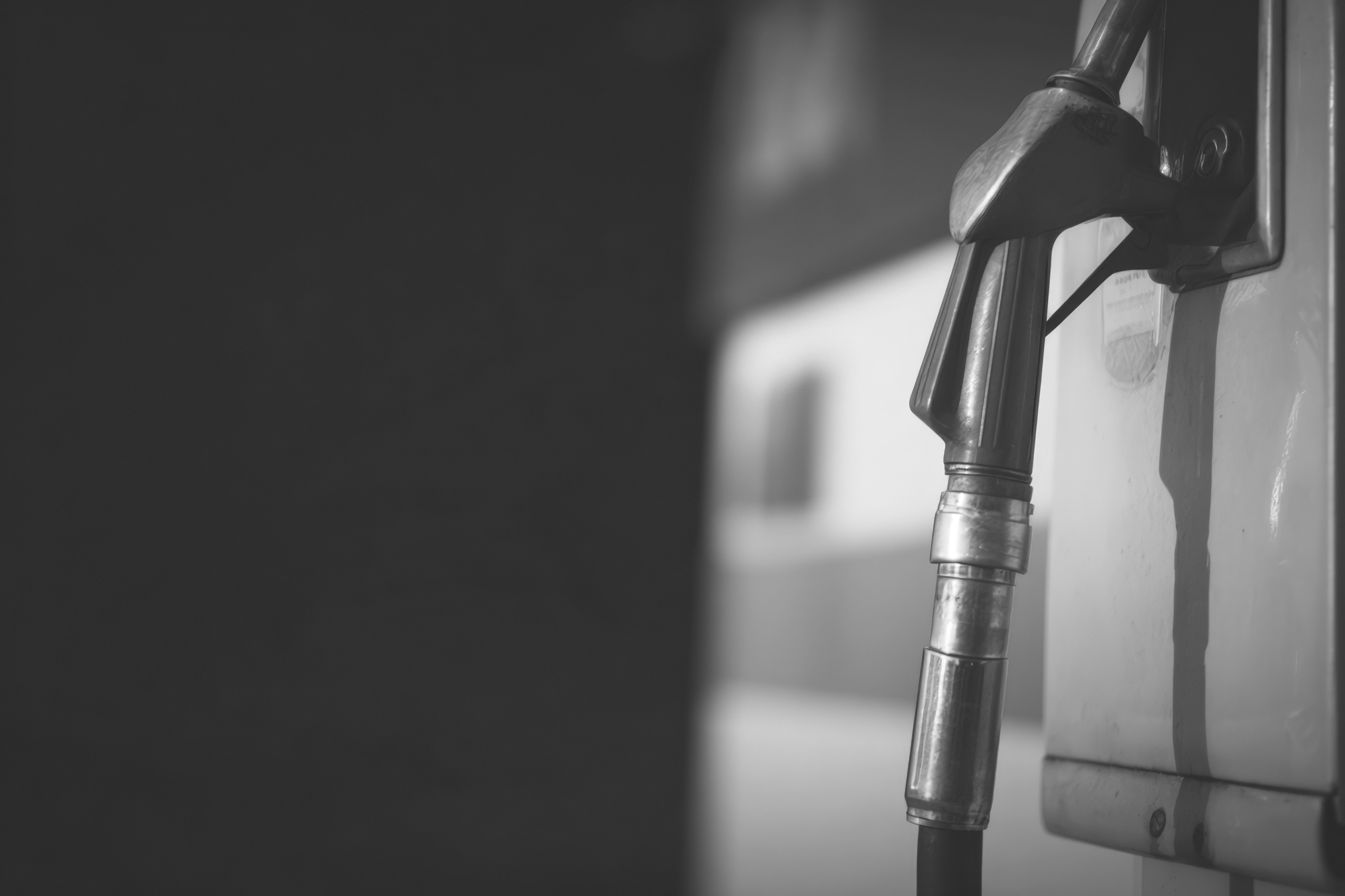 Gas station pump handle